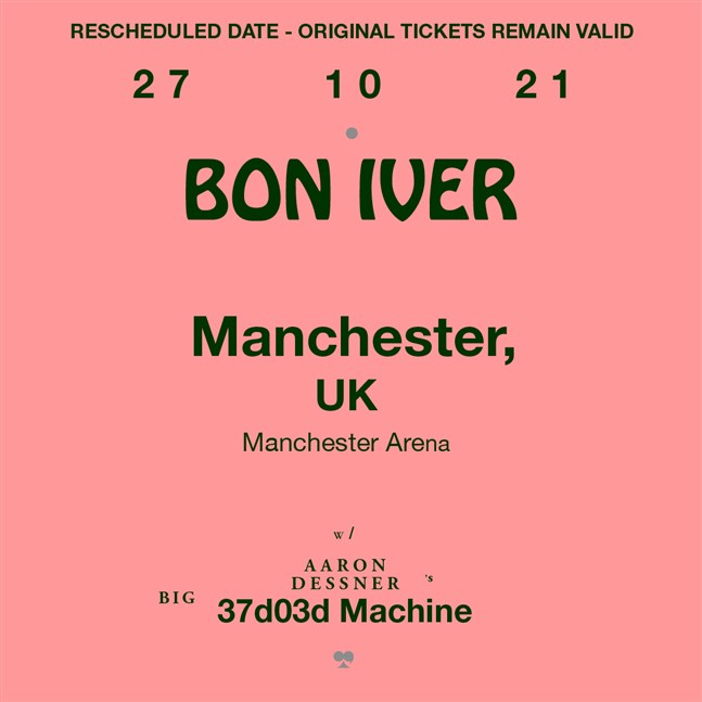 bon iver, manchester arena, vip tickets and hospitality packages